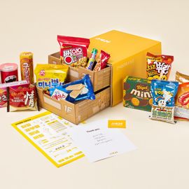 [WeFun] 2-tier snack building 18 kinds of sweets gift set_Various flavors, snacks, sweets gifts, mini snacks, packaging, picnic, party_Made in Korea